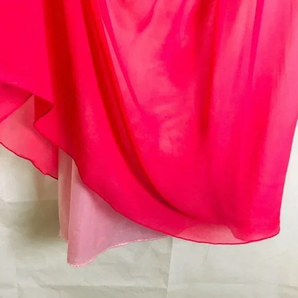 Adrianna Papell Prom Dress Gown Women's 8 Jeweled Beaded Strapless Long Formal - Picture 4 of 11